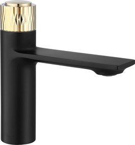 Rubinetto da lavabo REA Storm Black Gold Low