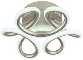 Globo 67386-24S - Lampada LED da soffitto MELISAND 24W/230V pr. 26 cm cromo opac