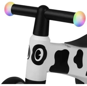 Lionelo - Bici a spinta SAMMY nero/bianco