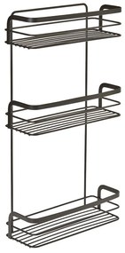 Scaffale da bagno nero a tre livelli Origin - Metaltex