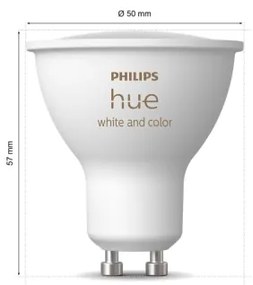 Set 2x lampadine dimmerabili LED RGBW Philips Hue WACA GU10/4,2W/230V 2000-6500K