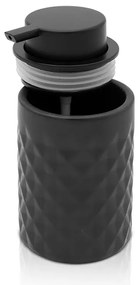 Set completo accessori bagno nero in ceramica Cristal