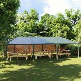 Gazebo Professionale 4x9 M Verde 90 G/m² /