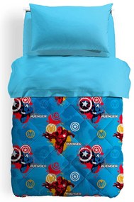 Trapunta Singolo Avengers Marvel, in microfibra CALEFFI