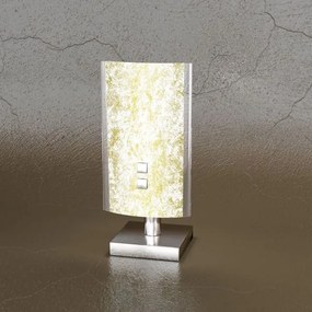 Shadow portatile 1 luce foglia oro 1088-p-fo