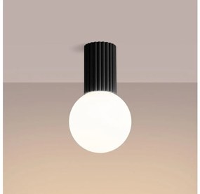 Sollux SL.1713 - Plafoniera da bagno HALO 1xG9/8W/230V IP44 nero