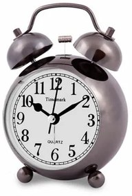 Orologio Sveglia Timemark Grigio (9 x 13,5 x 5,5 cm)
