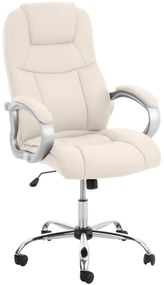 Sedia Ufficio Apoll Xl Ergonomica E Resistente - 150 Kg Capacità Di Carico / Creme