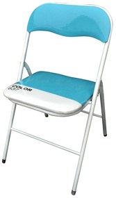 LUCIE - sedia pieghevole salvaspazio bicolor