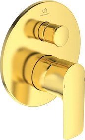 Rubinetto per vasca/doccia 2 vie ad incasso Concept Air oro satinato IDEAL STANDARD