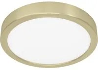 Plafoniera Moderna Fueva 5 Acciaio Ottone Led Integrato 17W 3000K Ip20