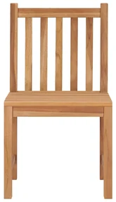 Sedie da giardino 8 pz in legno massello di teak