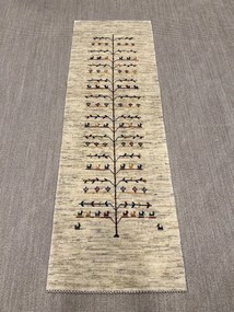 Gashguli Tappeto 80x250 Beige (Iran) Annodato A Mano