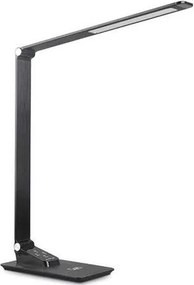 Lampada da tavolo LED dimmerabile USB 7W 230V 3000-5500K nera