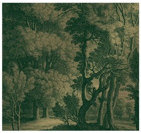 KEK Amsterdam Wandbild Engraved Landscapes Gold 16 - L