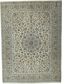 Kashan Tappeto persiano 400x300 Beige (Iran) Annodato A Mano