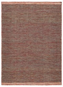 Tappeto di lana rossa , 60 x 110 cm Kiran Liso - Universal