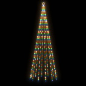 Albero di Natale a Cono Colorato 732 LED 160x500 cm