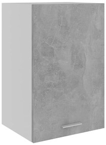 Mobile Pensile Grigio Cemento 39,5x31x60cm İn Legno Multistrato /
