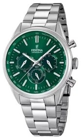 Orologio Uomo Festina F16820/R Verde Argentato