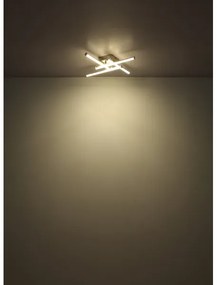 Globo 67346-24 - Plafoniera LED KIRINA LED/24W/230V 4000K cromo opaco