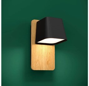 Eglo 390009 - Applique RUSCIO 1xE27/40W/230V nero/marrone