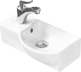 Mexen Hugo lavabo da appoggio destro 40 x 22 cm, bianco - 21254000R