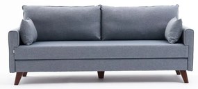 Divano letto azzurro 208 cm Bella - Balcab Home
