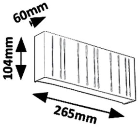 Rabalux 8874 - Applique a LED da esterno MARIBOR LED/12W/230V IP65