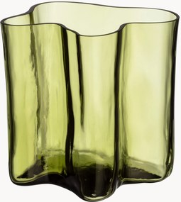 Vaso in vetro soffiato Aalto, alt. 20 cm
