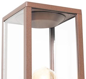Lampada da esterno industriale in piedi marrone ruggine 80 cm IP44 - Charlois