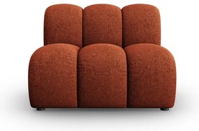 Divano componibile color mattone (solo con parte centrale) Lupine – Micadoni Home