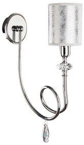 Jupiter 1597 - DE K1 CH - Applique di cristallo DELFINOA E14/40W