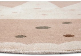 Tappeto beige per bambini ø 140 cm Crown - Hanse Home
