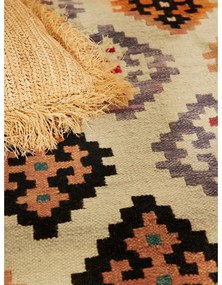 Tappeto rosso in lana reversibile/tessuto a mano 160x230 cm Kamal Kian – Nouristan