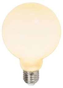 Lampada LED E27 dimmerabile G95 opale 7.5W 806 lm 2700K