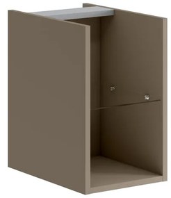 Scocca per base sottolavabo Opera laccato opaco nocciola L 30 x H 50 x P 45.5 cm