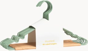 Set di 10 grucce fatte a mano Adult Sage