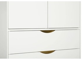 Armadio bianco 80x195 cm Kobe - Woodman