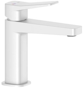 KFA Armatura 4522-815-44 - Miscelatore per lavabo + piletta MALAGA 15,9 cm, bianco