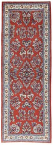 Sarouk Tappeto 220x80 Rosso (Iran) Annodato A Mano