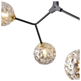 Lampadario a sospensione con supporto rigido 5xG9/15W/230V grigio