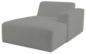 Modulo divano grigio in tessuto bouclé (angolo destro) Roxy - Scandic