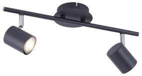 Leuchten Direkt 11942-13 - Faretto LED TARIK 2xGU10/5W/230V antracite