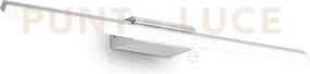 Riflesso applique da specchio ip54 led 3000k 16w 1750 lm cromo 62cm