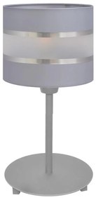 Lampada da tavolo HELEN 1xE27/60W/230V grigio/argento