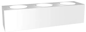 Applique Moderna Plate Metallo Bianco 6 Luci Gx53