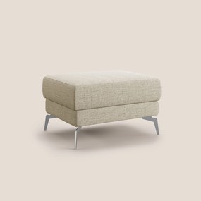 Star Pouf con piedini alti in tessuto impermeabile fiammato T03 beige