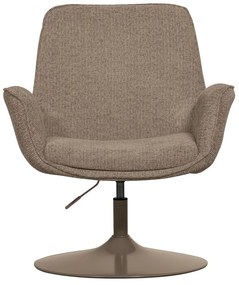 Poltrona beige con altezza del sedile regolabile Marten – WOOOD