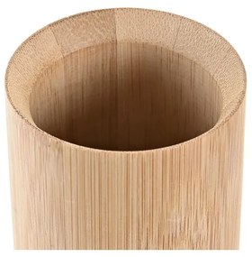 Portaspazzolini da Denti DKD Home Decor Naturale Bambù PP (7 x 7 x 11 cm)